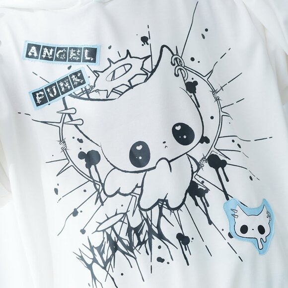 ACDC RAG Baby Punk Angel Punk Oversized Hoodie - Picture 5 of 9